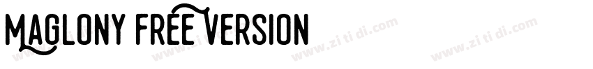 Maglony free Version字体转换